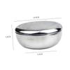 CALLARON Stainless Steel Shaving Bowl with Lid Mens Razor Accessory for Shaving Foam Bubble Bowl for Grooming Sturdy and Easy to Clean view 3