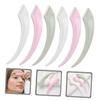 CALLARON 6pcs Stainless Steel Eyebrow Razor for Women Facial Hair Removal Tool for Men Compact Travel Shaver for Daily Use view 4