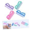 DEARMAMY 4pcs Horn Brush Set for Hand Fingernail Scrubbing Cleaning Nail Brush Grip Handle view 4