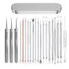 2026 Professional Pimple Popper Tool Kit, 20 PCS Blackhead Remover ToolsBlackhead Remover Comedone Extractor Tools for Removing Zit on Face - Acne Removal Kit with Metal Case (Silver) view 1