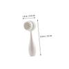 Beaupretty 3pcs Silicone Face Cleansing Brush Set Dual-Sided Manual Pore Deep Cleansing Tool for Sensitive Skin Gentle Facial Wash Brush for Daily Skincare view 2