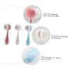 Beaupretty 3pcs Silicone Face Cleansing Brush Set Dual-Sided Manual Pore Deep Cleansing Tool for Sensitive Skin Gentle Facial Wash Brush for Daily Skincare view 3