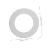 DINHEAROM 12sheets Waxing Machine Accessories Paper Rings Wax Warmer Mats Replacement Collars Cleaning Tools Wax Heater Supplies view 2