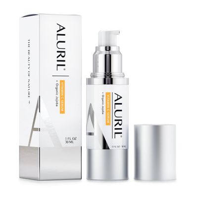 ALURIL Vitamin C Serum Hydrating Skincare Formula, Smooths Appearance of Fine Lines, Improves Skin Tone & Texture for a Fresher Look, Supports Radiant Complexion, Suitable for All Skin Types,1 fl oz