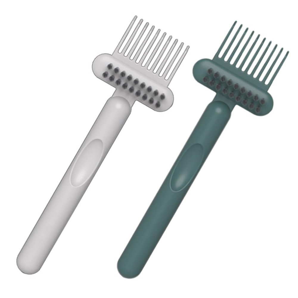 Beaupretty 2pcs Hair Brush Cleaner Tool Ergonomic Hair for Dust Hairball Removal Lightweight Versatile Cleaning Brush Accessory
