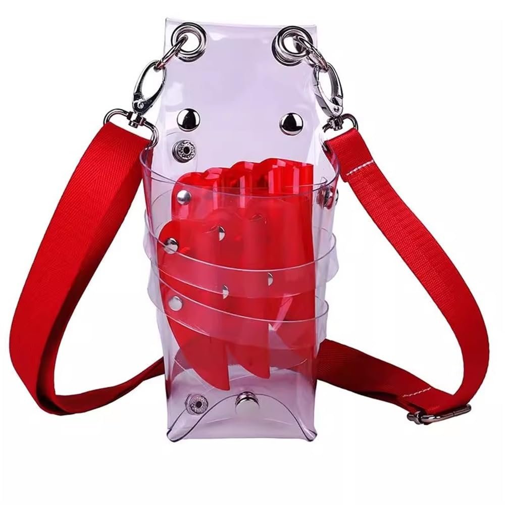 JANeGWXRUuW Transparent PVC Hair Clipper Bag Hairstylist Hairdresser Waist Bag for Hairdressers(Color 1)