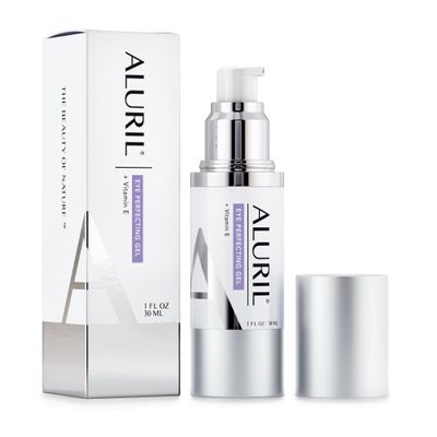 ALURIL Eye Perfecting Gel  Hydrating & Nourishing Targets Dark Circles, Depuff & Revitalize Under Eye Area, Enhanced with Vitamin E to Refresh Skin Tone & Texture, Suitable for All Skin Types 1 fl oz