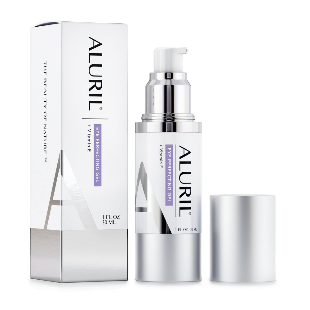 ALURIL Eye Perfecting Gel  Hydrating & Nourishing Targets Dark Circles, Depuff & Revitalize Under Eye Area, Enhanced with Vitamin E to Refresh Skin Tone & Texture, Suitable for All Skin Types 1 fl oz