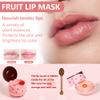 2 Pcs Apple Lime & Watermelon Lip Balm, Vitamin E Lip Masks Honey Strawberry Moisturizing Lip Sleeping Mask, Hydrate Repair Prevent Dry Cracked Lip Exfoliator (Apple Lime+Watermelon) view 3