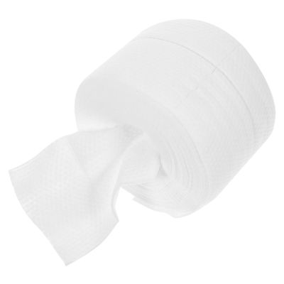 DECORNIJIA 1roll Disposable Cotton Face Towels of Thick Facial Cleansing Towelettes Gentle Makeup Remover for for Daily Skincare Use