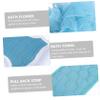 CALLARON 3pcs Exfoliating Bath Towel Kit Long Back Scrubber and Decontamination Bath Ball for Deep Cleaning and Muscle Relaxation for Daily Shower Use view 3