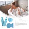 CALLARON 3pcs Exfoliating Bath Towel Kit Long Back Scrubber and Decontamination Bath Ball for Deep Cleaning and Muscle Relaxation for Daily Shower Use view 4