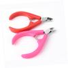 SHERCHPRY 2pcs Plastic Handle Cuticle Nipper Set Universal Nail Art Tool for Manicure and Salon Use Cuticle Remover and Trimmer for Professional and Home Grooming view 1