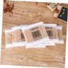 BIUDECO 500pcs Wooden Stick Double-ended Cotton Swabs Bulk for Face Body Eco-friendly for Beauty Care view 3