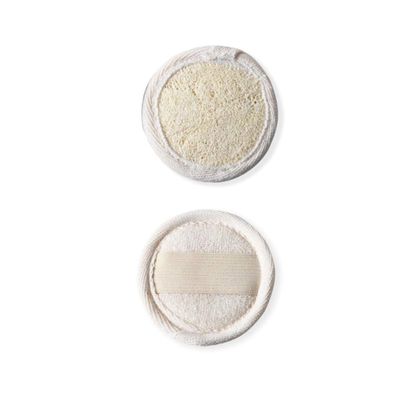 Beaupretty 10Pcs Natural Loofah Facial Cleansing Pads Round Makeup Remover Wipes for All Skin Types Washable Reusable Diameter for Daily Makeup Removal and Skin Care