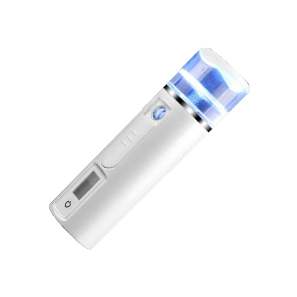 CALLARON Portable Nano Facial Steamer Moisture Sprayer for Skin Care Durable Easy to Operate Comfortable Grip for Makeup and Hydration White