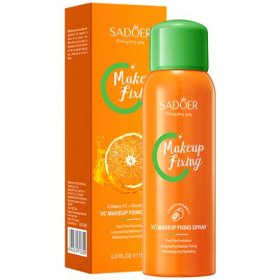 SADOER, 5x VC, Setting Spray, Fast Film Formation Long Lasting Makeup Lock, Clear, 150ml