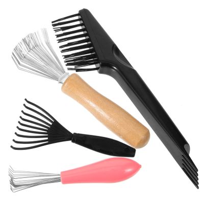 CALLARON 4Pcs Hair Remover Brush Cleaner Tool for Compact and Portable