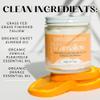 Amallow 100% Grass Fed Beef Tallow Skincare & Lip Balm Set - Whipped Moisturizer for Face & Body (Orange Creamsicle) + All Natural Tallow Lip Balm (Orange Creamsicle) view 3