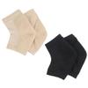 Beaupretty 2 Pairs Toeless Gel Socks for Cracked Heels Moisturizing Protective Covers for Men Women Comfortable Washable Gel Heel Socks for Resting view 1