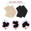 Beaupretty 2 Pairs Toeless Gel Socks for Cracked Heels Moisturizing Protective Covers for Men Women Comfortable Washable Gel Heel Socks for Resting view 4