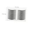 BAZEITFLOW 80pairs Black Eyeliner Stickers for Easy Eye Make-up Application Double Eyelid Tape for Daily Use and Special Occasions Smooth Rich Design view 2