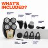 Freebird FlexSeries Head & Body Shaver Bundle - Mens & Womens Electric Razors - Cordless Rechargeable Wet/Dry Waterproof Shavers for Head, Legs, Body, Sensitive Skin & Private Area Trimming view 4