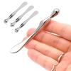 3pcs Eye Cream Massage Stick, Zinc Alloy Eye Cream Applicator Double Head Cream Roller Spatula for Women Facial Skincare Supplies view 3