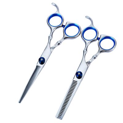 CALLARON Hair Cut Kit Barber Scissors Teeth Cut Straight Comb Storage Bag Clip Hairdressing Scissors Stainless Steel for Salon Home
