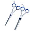 CALLARON Hair Cut Kit Barber Scissors Teeth Cut Straight Comb Storage Bag Clip Hairdressing Scissors Stainless Steel for Salon Home view 1