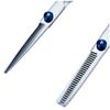 CALLARON Hair Cut Kit Barber Scissors Teeth Cut Straight Comb Storage Bag Clip Hairdressing Scissors Stainless Steel for Salon Home view 4