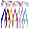 VALICLUD 30Pcs Plastic Eyebrow Grooming Kit Portable Tweezers for Easy Hair Removal for Personal and Professional Use Lightweight for Travel and DIY Brow Shaping view 1