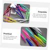 VALICLUD 30Pcs Plastic Eyebrow Grooming Kit Portable Tweezers for Easy Hair Removal for Personal and Professional Use Lightweight for Travel and DIY Brow Shaping view 2