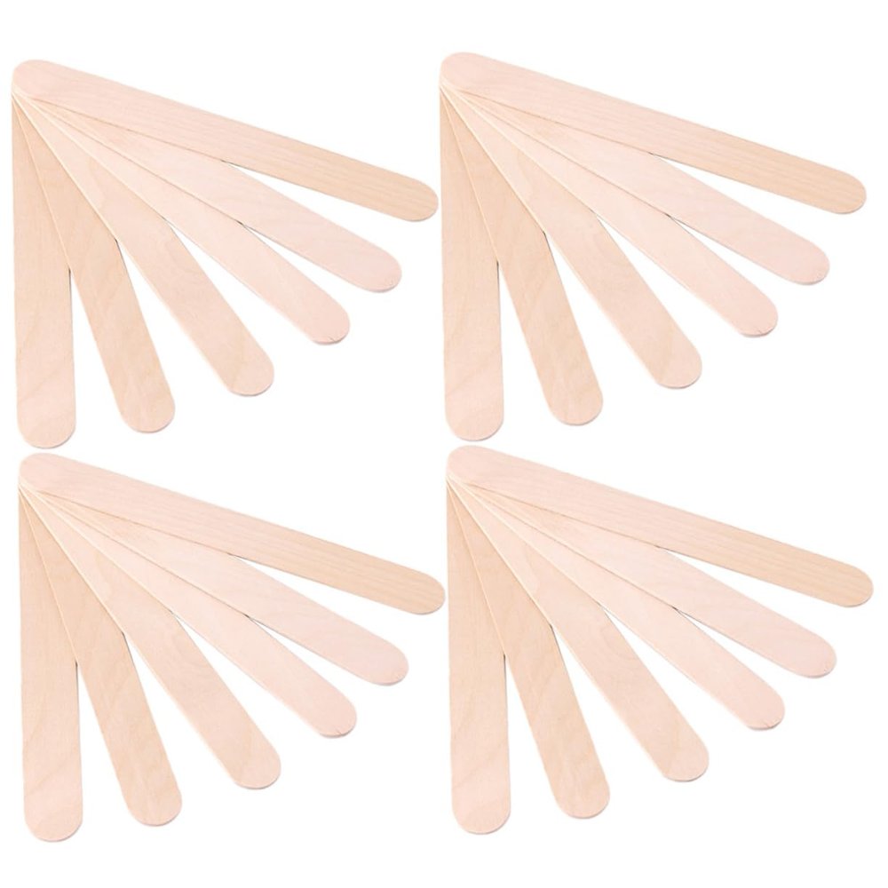 DECORNIJIA 200Pcs Professional Wax Sticks Applicators for Smooth Body Waxing and Skincare for Household Use and Safe Skin Application