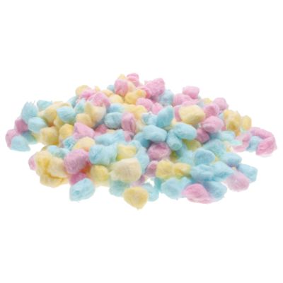 FRCOLOR Colorful Cotton Balls for Baby 500g Pack of Soft Face Washing Cotton Balls in Pink for Newborns and Gentle Facial Cleaning