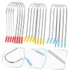 BIUDECO 24pcs U-Shaped Hair Roller Clips for Spiral Perm Rods Durable Hair Styling Tools for Women Compatible Hot Rollers and Curlers view 3