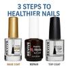 "Cindi Nails Revive and Grow Nail Treatment Set  Healing Base Coat, Repairing Middle Coat, and UV Protecting Fast Drying  7-Free, Chip Resistant, No Light Curing, All Natural, Non Toxic " view 2