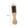 NIYANGLE Wooden Handle Beard Cleaning Brush Durable Beard Care Accessory for Men Practical Grooming Tool Simple Design Male Friends Convenient and Space Saving view 2