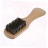 NIYANGLE Wooden Handle Beard Cleaning Brush Durable Beard Care Accessory for Men Practical Grooming Tool Simple Design Male Friends Convenient and Space Saving view 3