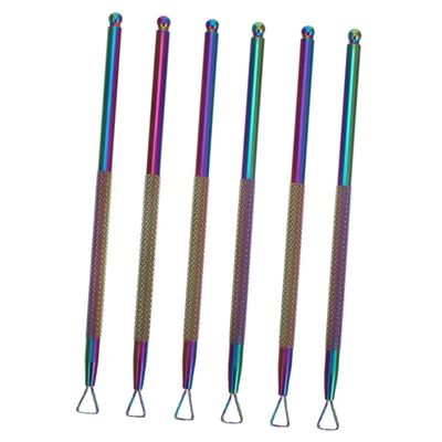 Didiseaon 6pcs Gel Nail Remover Tool Set Cuticle Pusher Scraper Peeler Remover Nail Art Tools for Home Salon