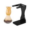 Beavorty 1 Set Beard Brush Holder with Stand Shaving Brush Rack for Men for Daily Use and Convenient Storage Bathroom present for Father Day view 1