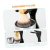 Beavorty 1 Set Beard Brush Holder with Stand Shaving Brush Rack for Men for Daily Use and Convenient Storage Bathroom present for Father Day view 2