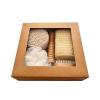 Bath Gift Box Gift Four-Piece Set of Bath Towels, Bath Brushes, Grinding Stones, sisal Bath Flower Set view 2