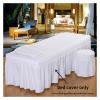 88JUNYh Professional Lash Bed Cover Spa Massage Club Bed Cover Beauty Salon Massage Table Bed Sheet Bedskirt SPA Cover with Hole(Light Grey,190x80 Cover only) view 3
