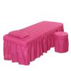 88JUNYh Professional Lash Bed Cover Bed Sheet Beauty Salon Massage Table Bed Mattress Ultra Soft SPA Bed Cover with Hole Multi Size Colors(Dark Blue,185x70 bedskirt only) view 4