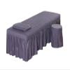 88JUNYh Professional Lash Bed Cover Bed Sheet Beauty Salon Massage Table Bed Mattress Ultra Soft SPA Bed Cover with Hole Multi Size Colors(Color1,185x70 bedskirt only) view 1
