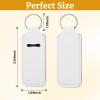 50 Pcs Sublimation Lipstick Holder Blanks Bulk Blank Neoprene Lipstick Holder Keychain Travel For Women DIY Key Ring view 2