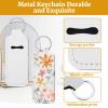 50 Pcs Sublimation Lipstick Holder Blanks Bulk Blank Neoprene Lipstick Holder Keychain Travel For Women DIY Key Ring view 3