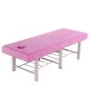 88JUNYh Professional Lash Bed Cover Velvet Beauty Salon Massage Soft Thickened Bed Sheets Special Breathable Perforated Flat Bed Sheets for Spa Clubs(Pink,180x60cm) view 1