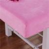 88JUNYh Professional Lash Bed Cover Velvet Beauty Salon Massage Soft Thickened Bed Sheets Special Breathable Perforated Flat Bed Sheets for Spa Clubs(Pink,180x60cm) view 3